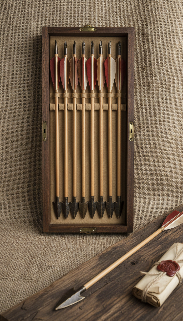 Custom Arrow Collector’s Set in Wooden Case